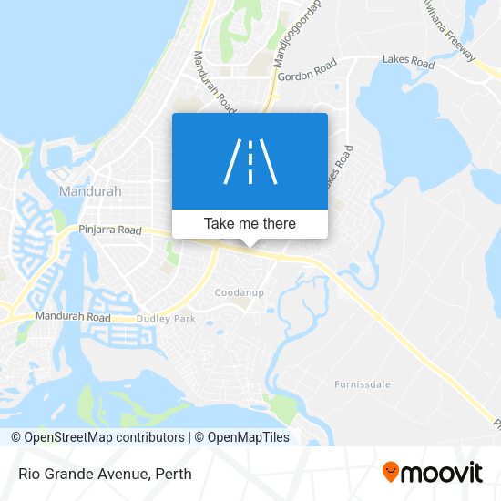 Rio Grande Avenue map
