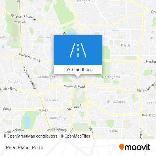 Mapa Phee Place