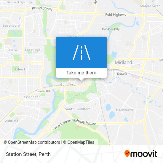 Station Street map