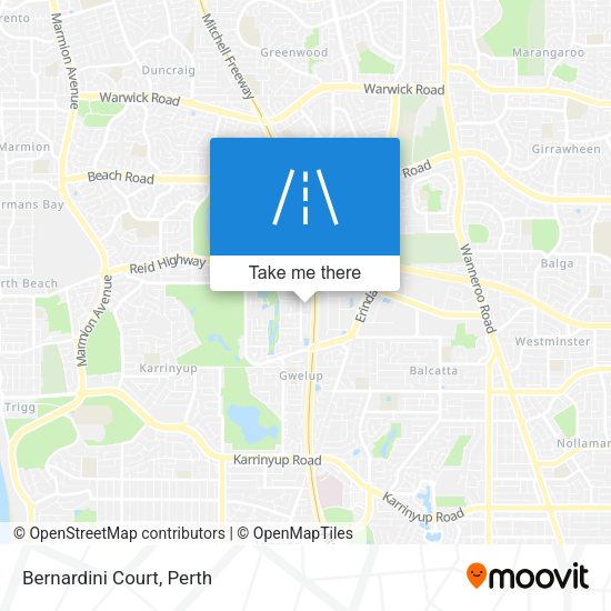 Bernardini Court map