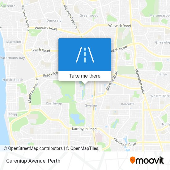 Careniup Avenue map