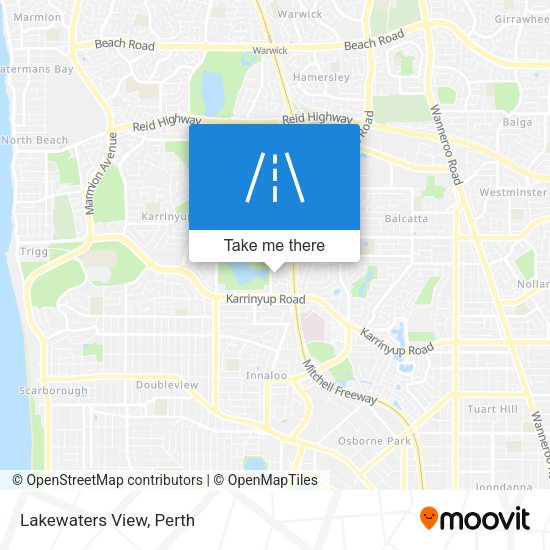 Lakewaters View map