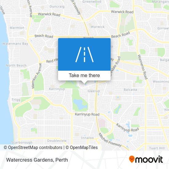 Watercress Gardens map