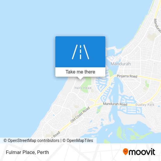 Fulmar Place map
