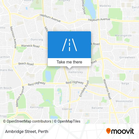 Ambridge Street map