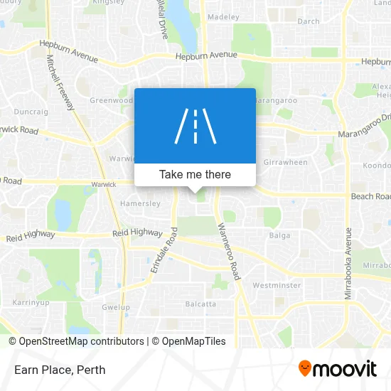 Mapa Earn Place