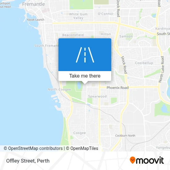 Mapa Offley Street