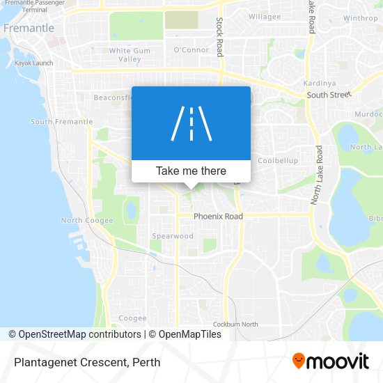 Plantagenet Crescent map