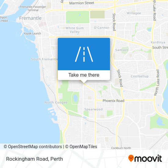 Rockingham Road map