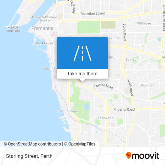 Starling Street map