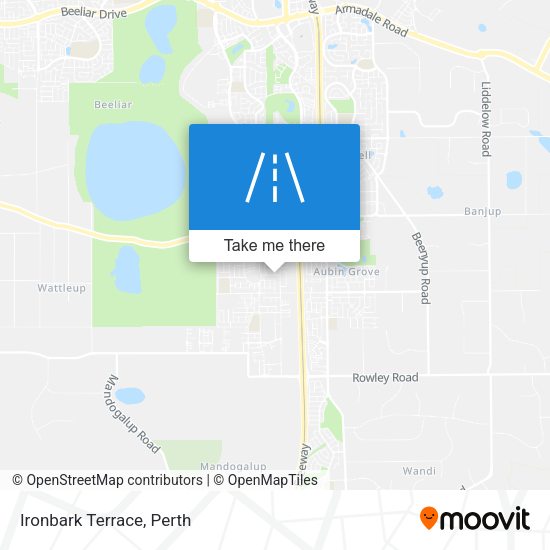 Ironbark Terrace map
