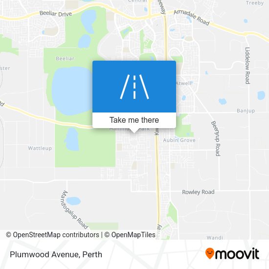 Plumwood Avenue map