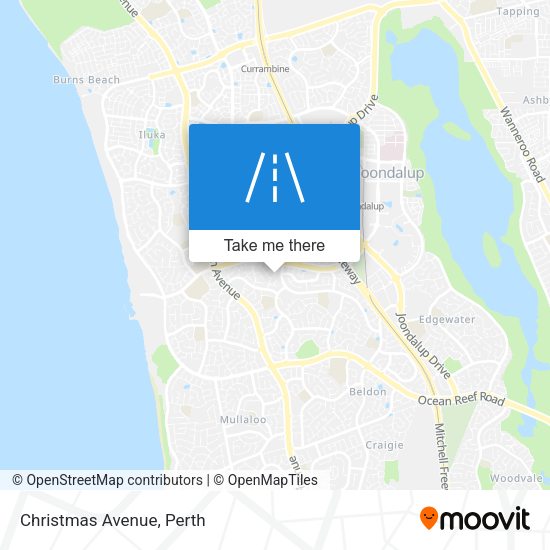 Christmas Avenue map