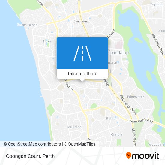 Coongan Court map