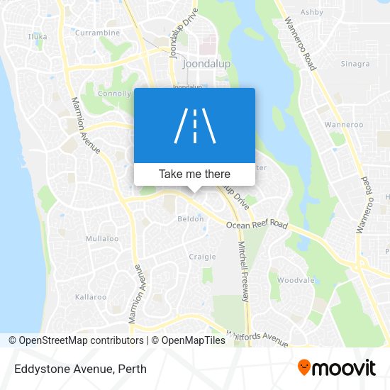 Eddystone Avenue map