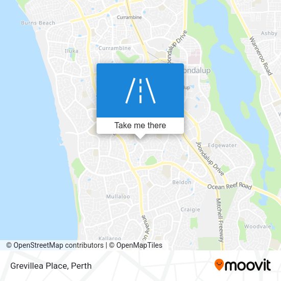 Grevillea Place map