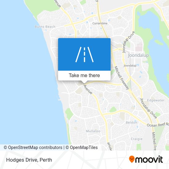Hodges Drive map