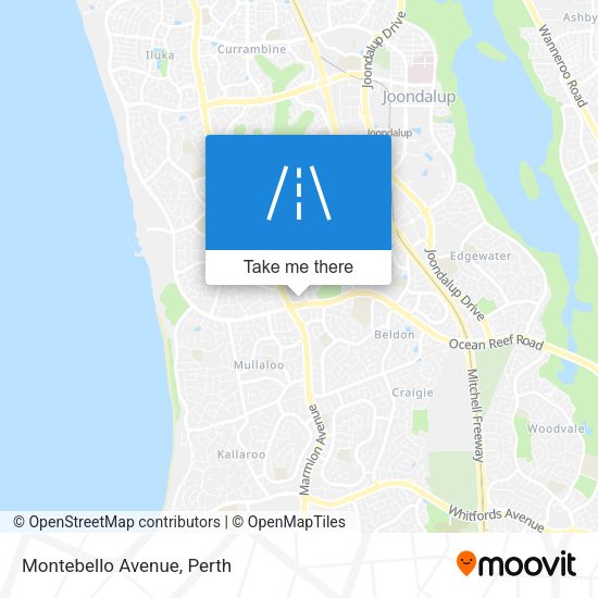 Montebello Avenue map