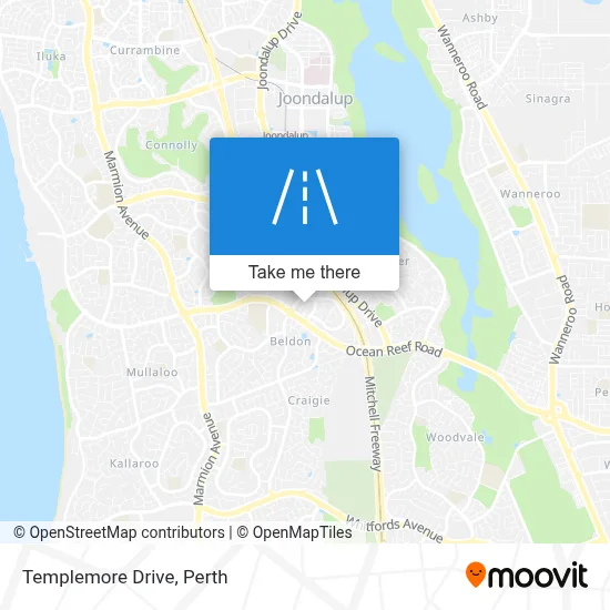 Mapa Templemore Drive