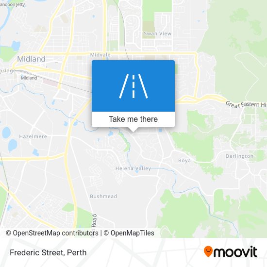 Frederic Street map