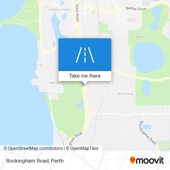 Rockingham Road map