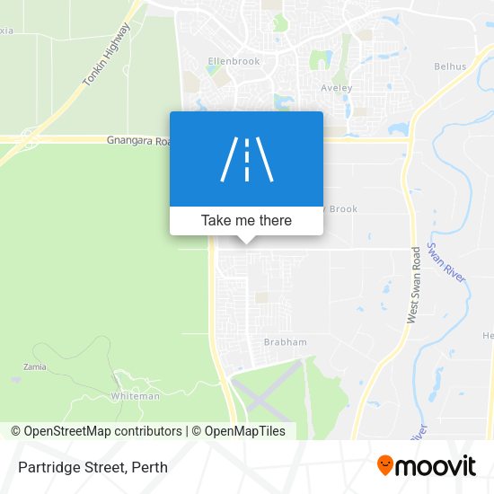 Partridge Street map
