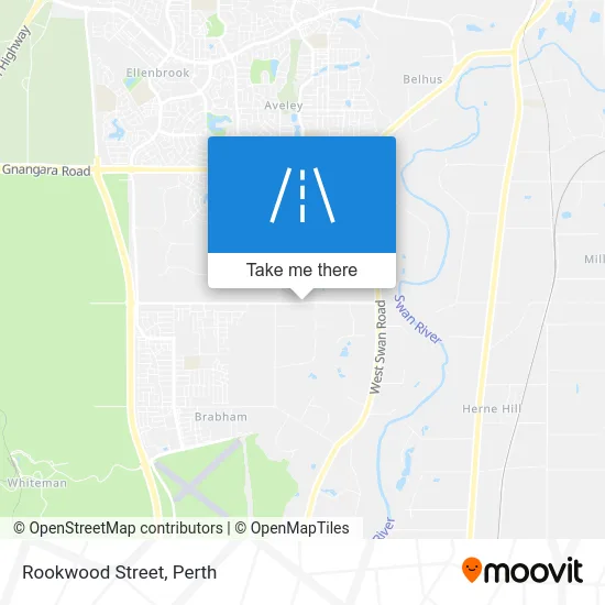 Mapa Rookwood Street