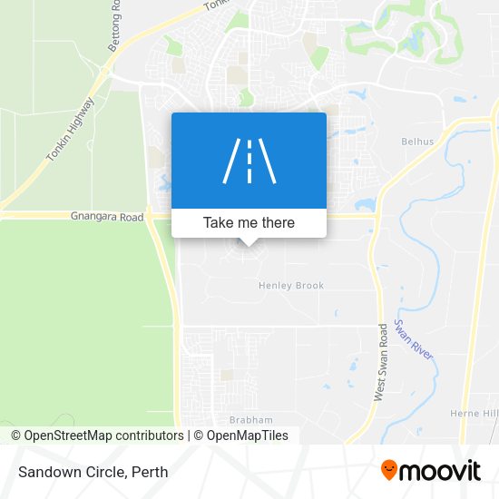 Sandown Circle map