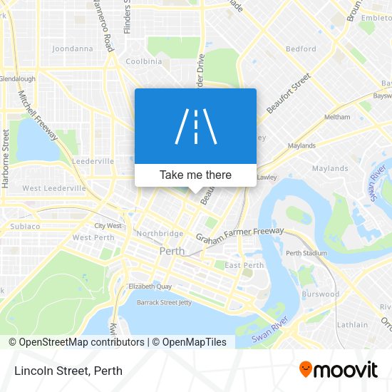Lincoln Street map