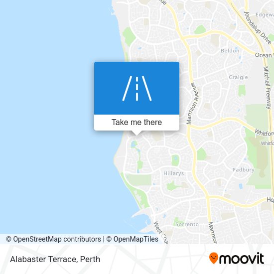 Alabaster Terrace map