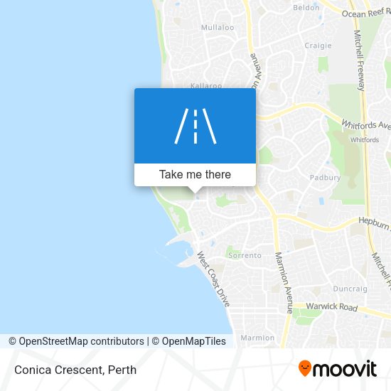 Conica Crescent map