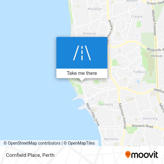Cornfield Place map