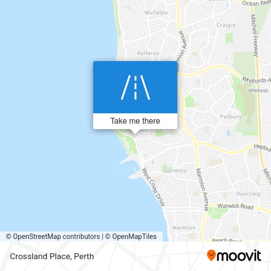 Crossland Place map