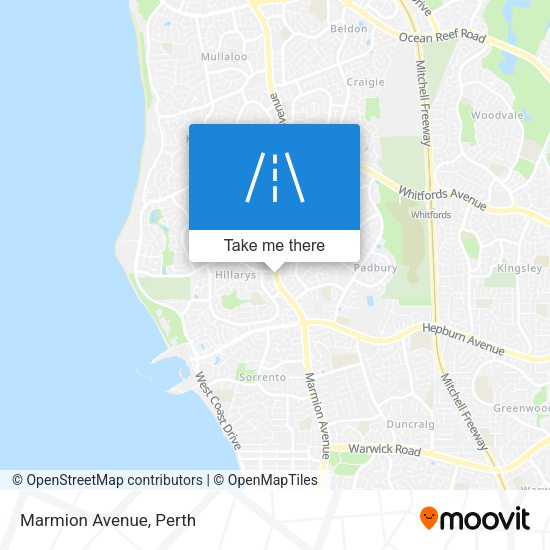Marmion Avenue map