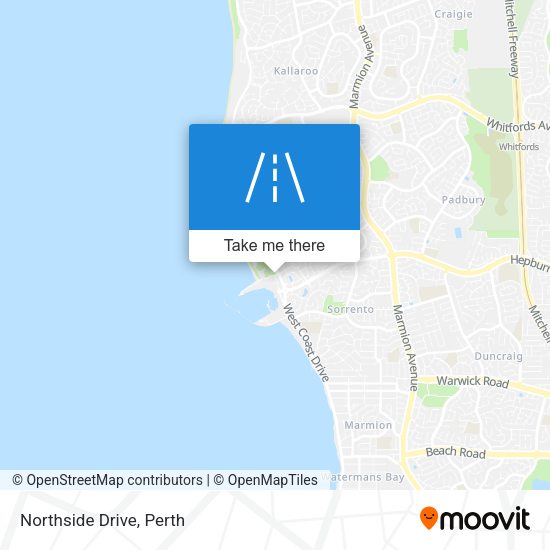 Northside Drive map