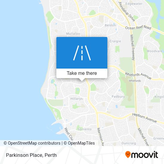 Parkinson Place map