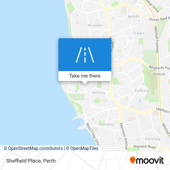 Sheffield Place map