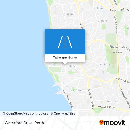 Waterford Drive map