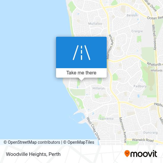 Woodville Heights map