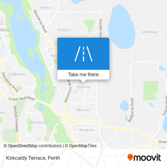 Kirkcaldy Terrace map