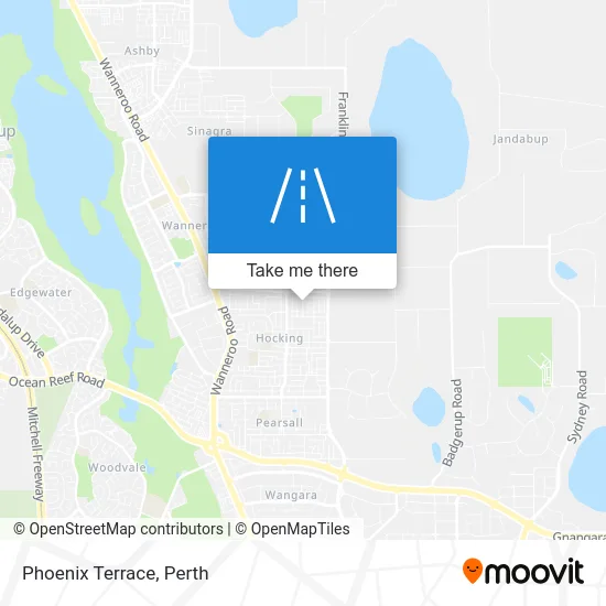 Mapa Phoenix Terrace