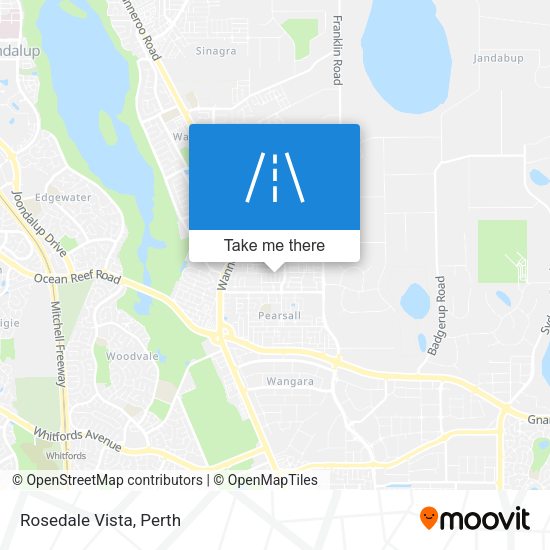 Rosedale Vista map