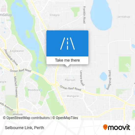 Mapa Selbourne Link
