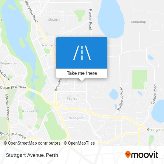 Stuttgart Avenue map