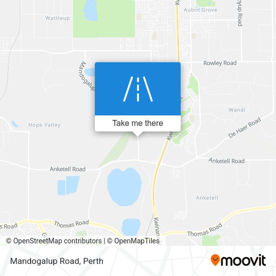 Mandogalup Road map