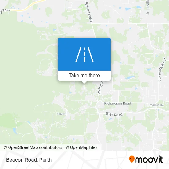 Mapa Beacon Road