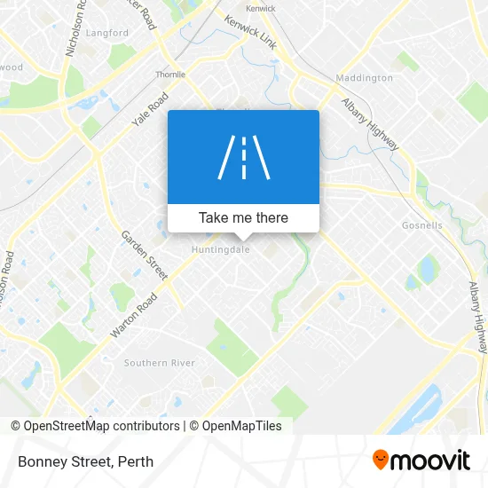 Mapa Bonney Street