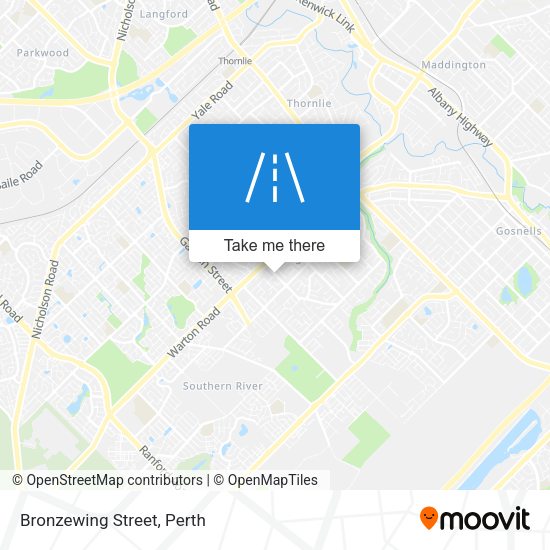 Bronzewing Street map