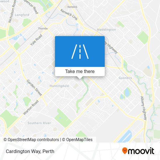 Cardington Way map