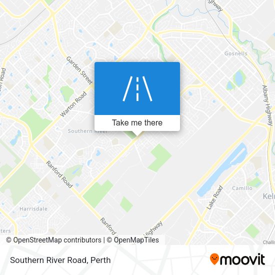Southern River Road map